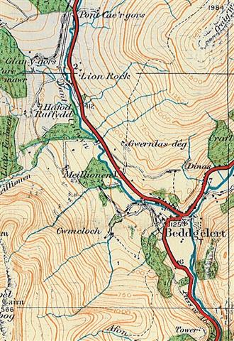 OS Popular Edition Sheet 49 Portmadoc and Criccieth; revised 1918-19; published 1922.